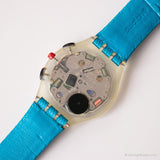 2005 Swatch Suyk114 perfektes Spiel Uhr | Weiss Swatch Skin Chrono
