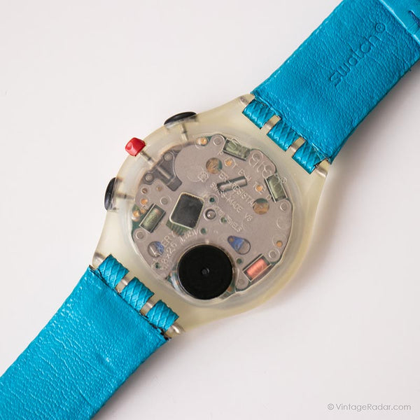2005 Swatch SUYK114 PERFECT PLAY Watch  White Swatch Skin Chrono – Vintage  Radar