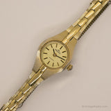 Tone d'or vintage montre par Majestic | Montre à bracelet rétro des années 90 pour elle