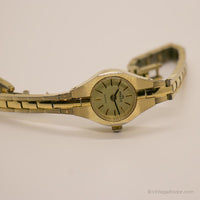 Vintage Gold-tone Watch by Majestic | 90s Retro Wristwatch for Her