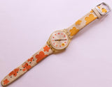 2004 Juicy Hours GE402 swatch reloj para mujeres | Floral swatch reloj