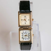 Double Gold-Tone XANADU Watch | Vintage Quartz Watch For Ladies