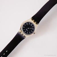 1992 Swatch LK137 BARBARELLA Watch | Vintage Black Swatch Lady