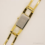 Rectangular Armitron Watch for Her | Vintage Elegant Gold-tone Watch