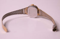 Mécanique vintage Timex montre Pour elle | Cadran noir des années 1980 Timex montre