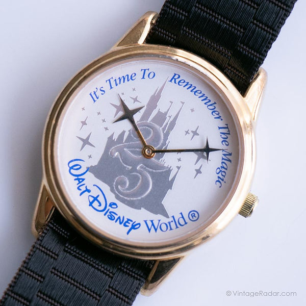 Walt vintage Disney Aniversario reloj | Retro Disney Coleccionable reloj