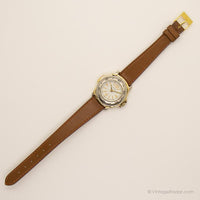 Vintage bicolore Guess montre Pour elle | Montre-bracelet de marque rétro