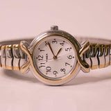 Elegante dos tonos Timex reloj para mujeres SR 521SW Cell