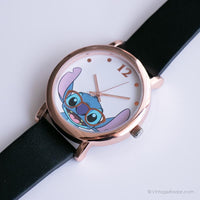 Vintage Rose-gold Disney Watch for Ladies | Lilo and Stitch Collectible Watch