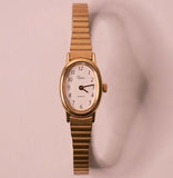 Goldton-Damen Timex Quarz Uhr 377 Ba Cell | USA Uhren