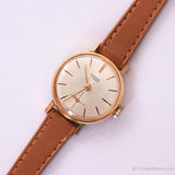 1960er Jahre Consul 17 Rubis schweizerisch Uhr Für Frauen goldplattiert Incabloc