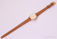 Anni '60 Consul 17 orologio da Rubis Swiss per donne oro placcato Incabloc