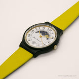 Vintage Yves Renaud Moonphase Uhr für sie | Retro -Designer Uhr