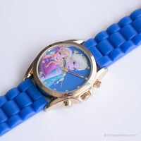 Orologio congelato vintage da Disney | Orologio da tono d'oro Elsa e Anna