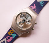 2000 ARCTIC DREAM YMS1004 swatch Ironie | Suisse Chronograph montre