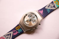 2000 Arctic Dream YMS1004 swatch Ironie | schweizerisch Chronograph Uhr