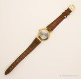 North West Blue Quartz Watch for Her | Gold-tone Ladies Wristwatch