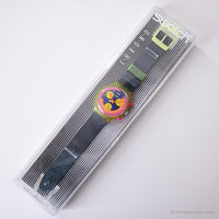 RARE 1991 Swatch SCJ101 GRAND PRIX Watch | Original Box and Papers