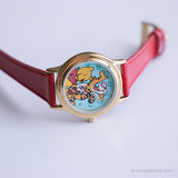 Vintage Winnie und Freunde Uhr | Retro Disney Zeit funktioniert Armbanduhr