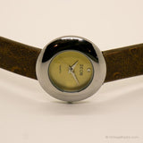 Damas de Zeon vintage reloj | Reloj de pulsera de dial amarillo