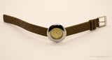Damas de Zeon vintage reloj | Reloj de pulsera de dial amarillo