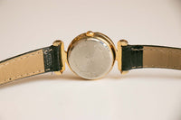 Quartz à cadran noir vintage montre | Dames minimalistes vintage montre