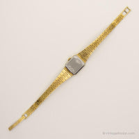 Tone d'or vintage minuscule montre Pour les dames | Caravelle par Bulova montre