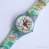 Antiguo Winnie the Pooh Cien acre de madera reloj | EXTRAÑO Disney reloj