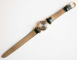 Vintage Black Dial Quartz Watch | Vintage Minimalist Ladies' Watch