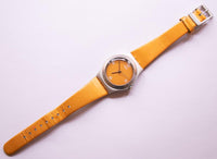 2001 Falling Star Orange YLS1013 Swatch ساعة السخرية | البرتقالي Swatch