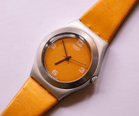 2001 Falling Star Orange YLS1013 Swatch Ironía reloj | Naranja Swatch