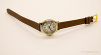 Orologio da polso al quarzo vintage watch-it | Orologio da donna tono oro retrò
