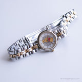 Vintage bicolore Winnie the Pooh montre | Acier inoxydable Timex montre