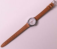 Tono plateado Timex Indiglo reloj para mujeres cr 1216 celda sin fecha