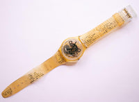 1996 Phonescan GK221 suizo swatch reloj | 90s transparente swatch reloj