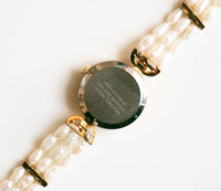Vintage Lucoral Uhr für Frauen | Blue Marmor Effect Dial & Edelsteine