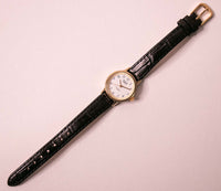 Vintage Acqua by Timex Indiglo Watch for Women Black Strap