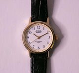 Vintage Acqua von Timex Indiglo Uhr Für Frauen schwarzer Riemen