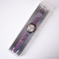 1992 Swatch Premio SCB108 reloj | Caja y papeles Swatch Chrono