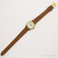 Winziger Gold-Ton Uhr für sie | Vintage Tempo Ladies Armbanduhr