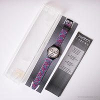 1992 Swatch SCB108 AWARD Watch | Box and Papers Swatch Chrono