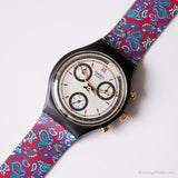 1992 Swatch SCB108 AWARD Watch | Box and Papers Swatch Chrono
