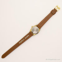 Tiny Gold-tone Watch for Her | Vintage Tempo Ladies Wristwatch
