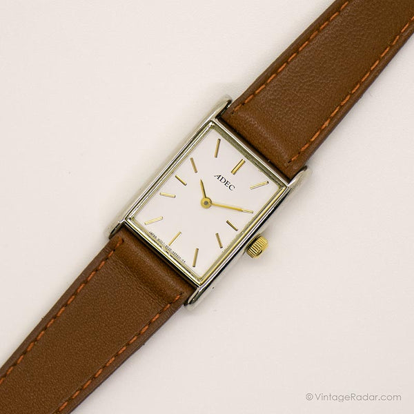 ADEC rectangulaire vintage montre | Bureau montre Pour dames
