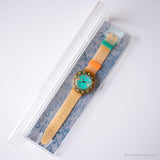 1991 Swatch SDK102 Medusa Uhr | Orange Swatch Scuba mit Box