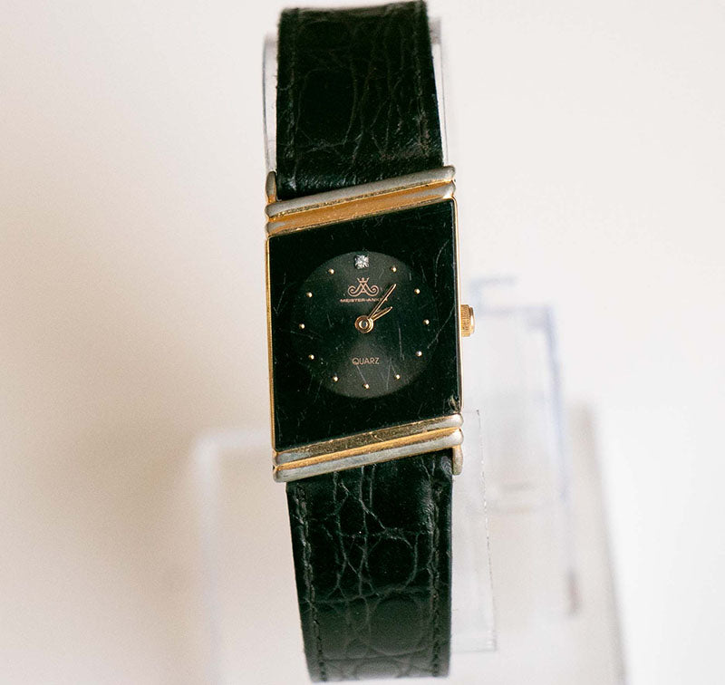 Vintage Meister-Anker Women's Watch | Black Dial Quartz Ladies Watch ...