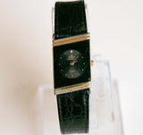 Vintage meister-Anker aux femmes montre | Quartz à cadran noir montre Pour dames