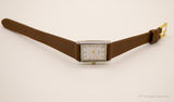 ADEC rectangular vintage reloj | Oficina reloj para damas