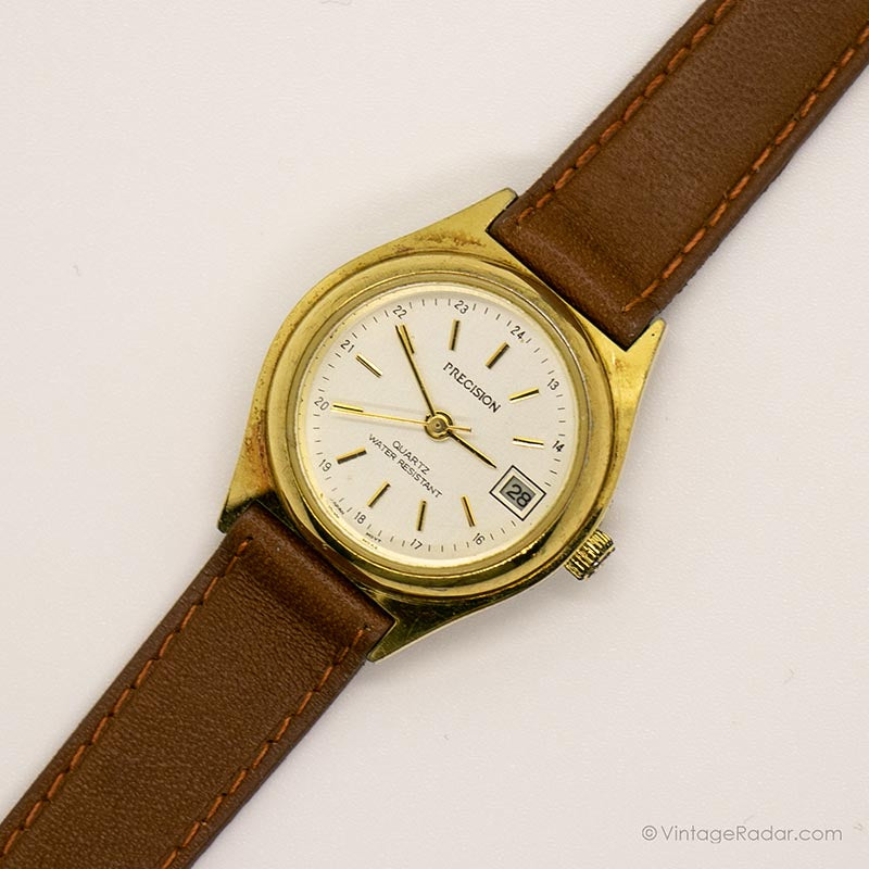Vintage Precision Ladies Watch by Gruen | Gold-tone Date  display picture 1