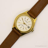 Vintage Precision Ladies Watch by Gruen | Gold-tone Date Watch for Her